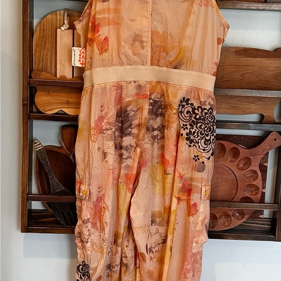 Free People Movement Colorburst Nylon Parachute Embroidered Jumpsuit - Picture 9 of 9